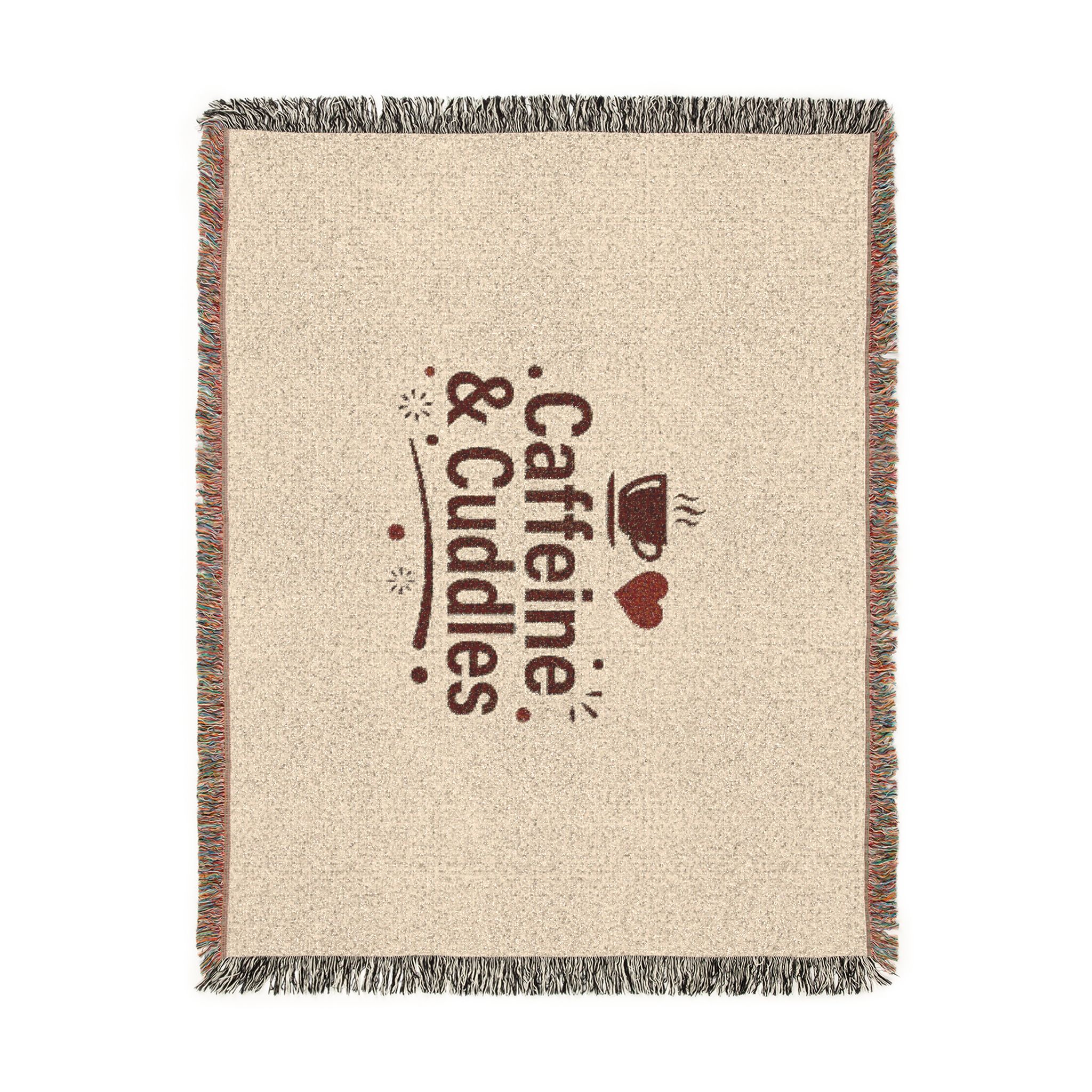 Caffeine & Cuddles Woven Blanket - Image 2