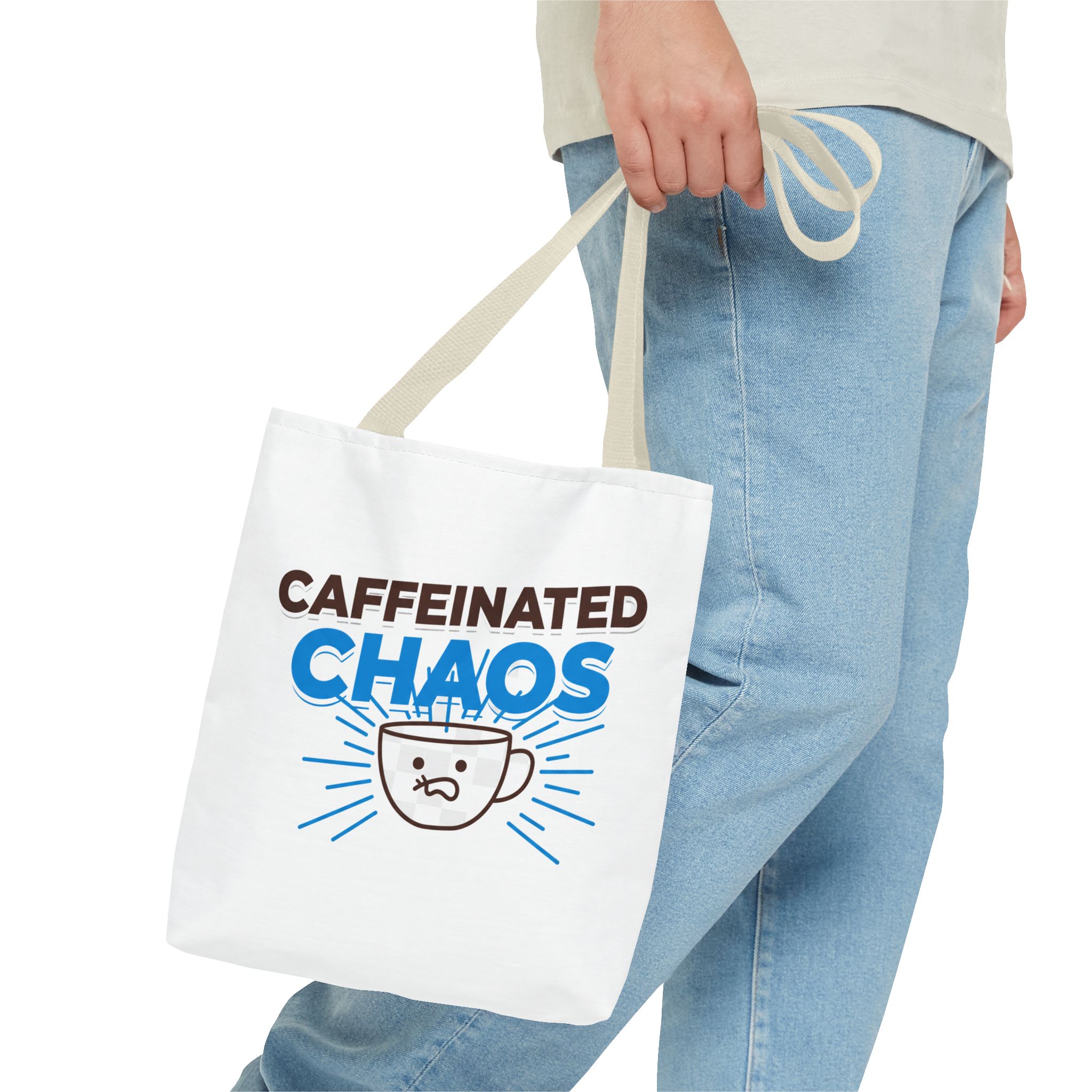Caffeinated Chaos Tote Bag - Image 15