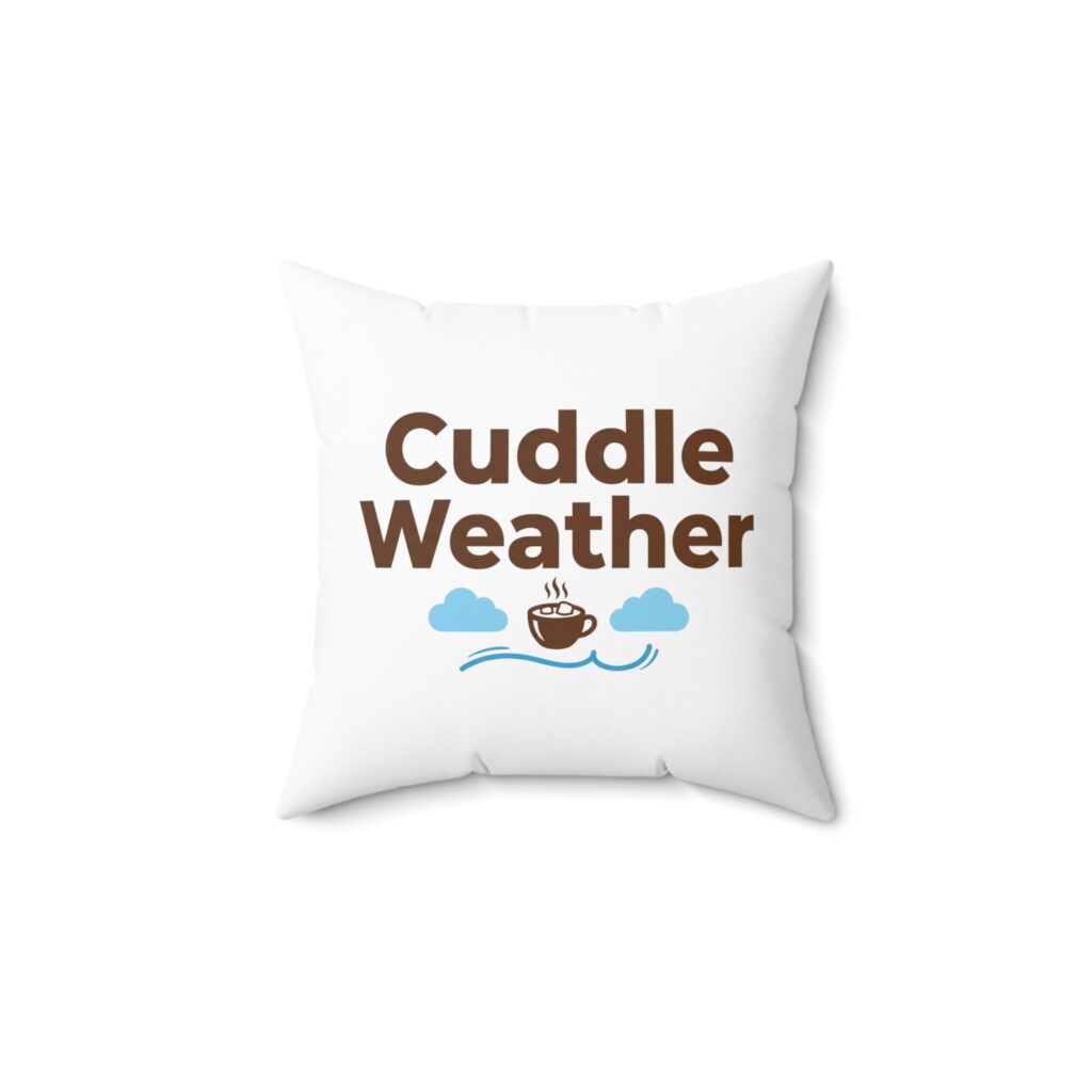 Cuddle Weather Spun Polyester Square Pillow