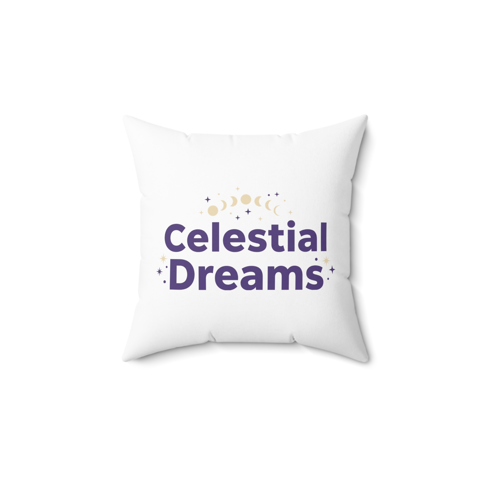 Celestial Dreams Spun Polyester Square Pillow - Image 1