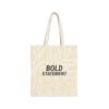 Bold Statement Cotton Canvas Tote - Thumbnail Image 2