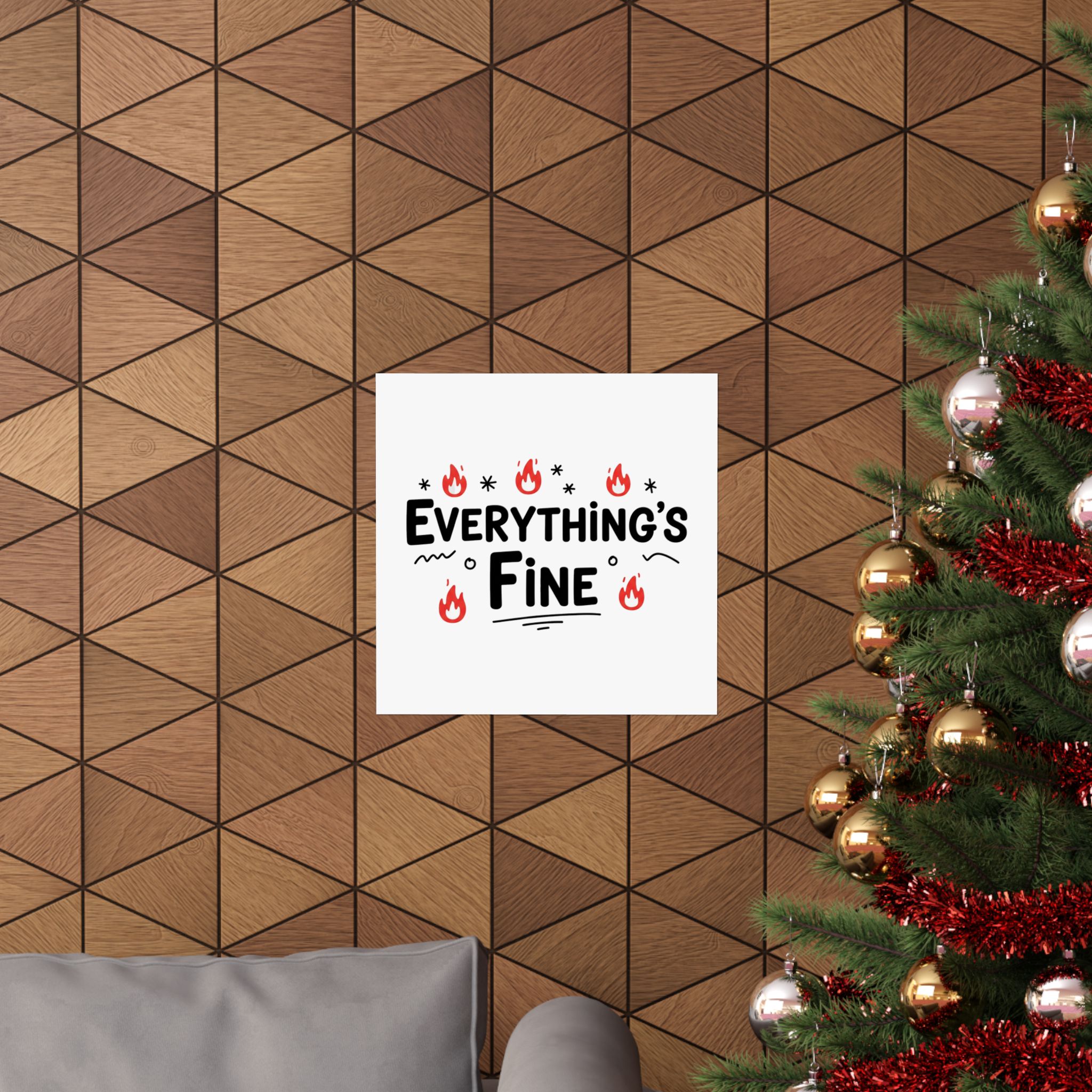 Everything's Fine Matte Vertical Posters - Image 40