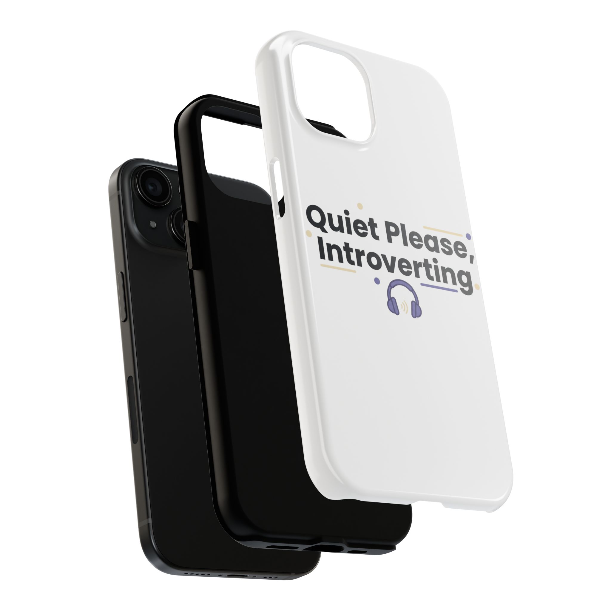 Quiet Please, Introverting Tough Phone Cases - Image 60