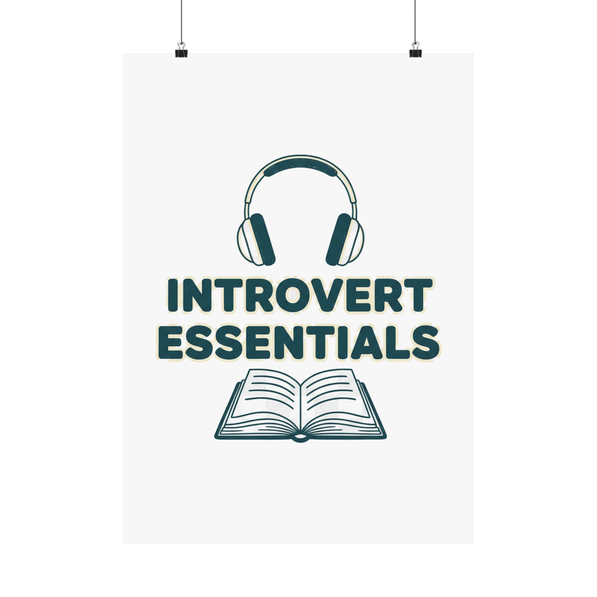 Introvert Essentials Matte Vertical Posters - Image 101