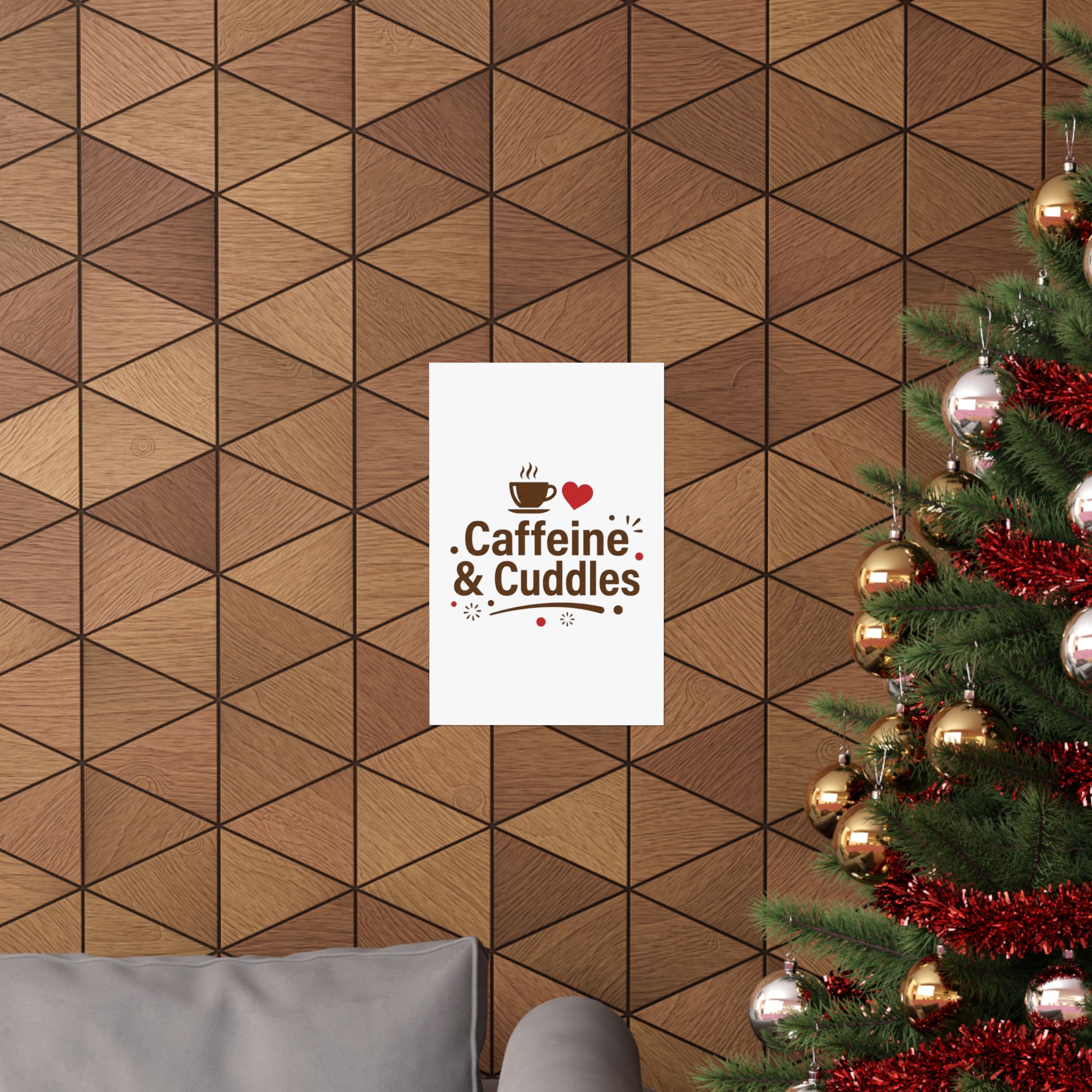 Caffeine & Cuddles Matte Vertical Posters - Image 120