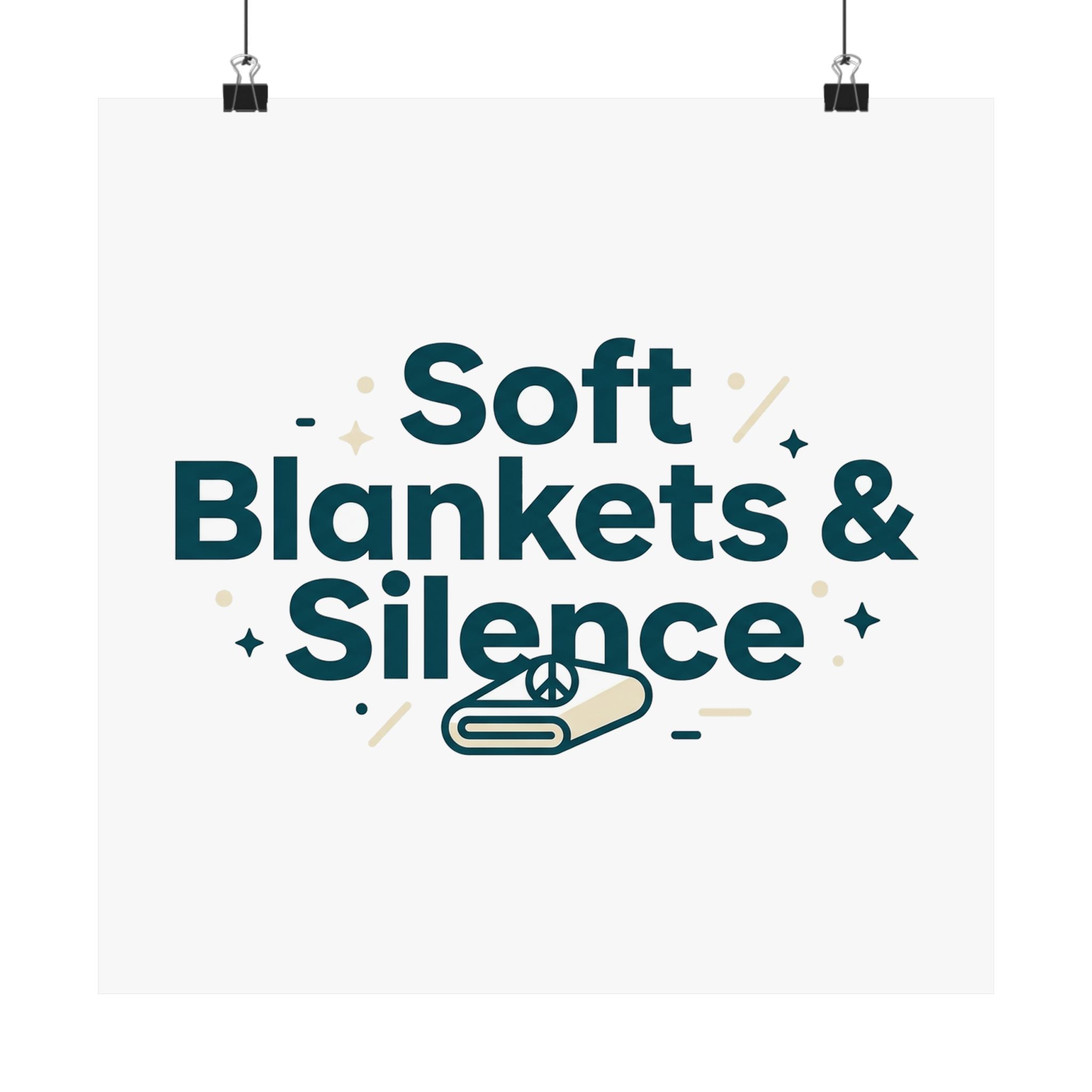 Soft Blankets & Silence Matte Vertical Posters - Image 25