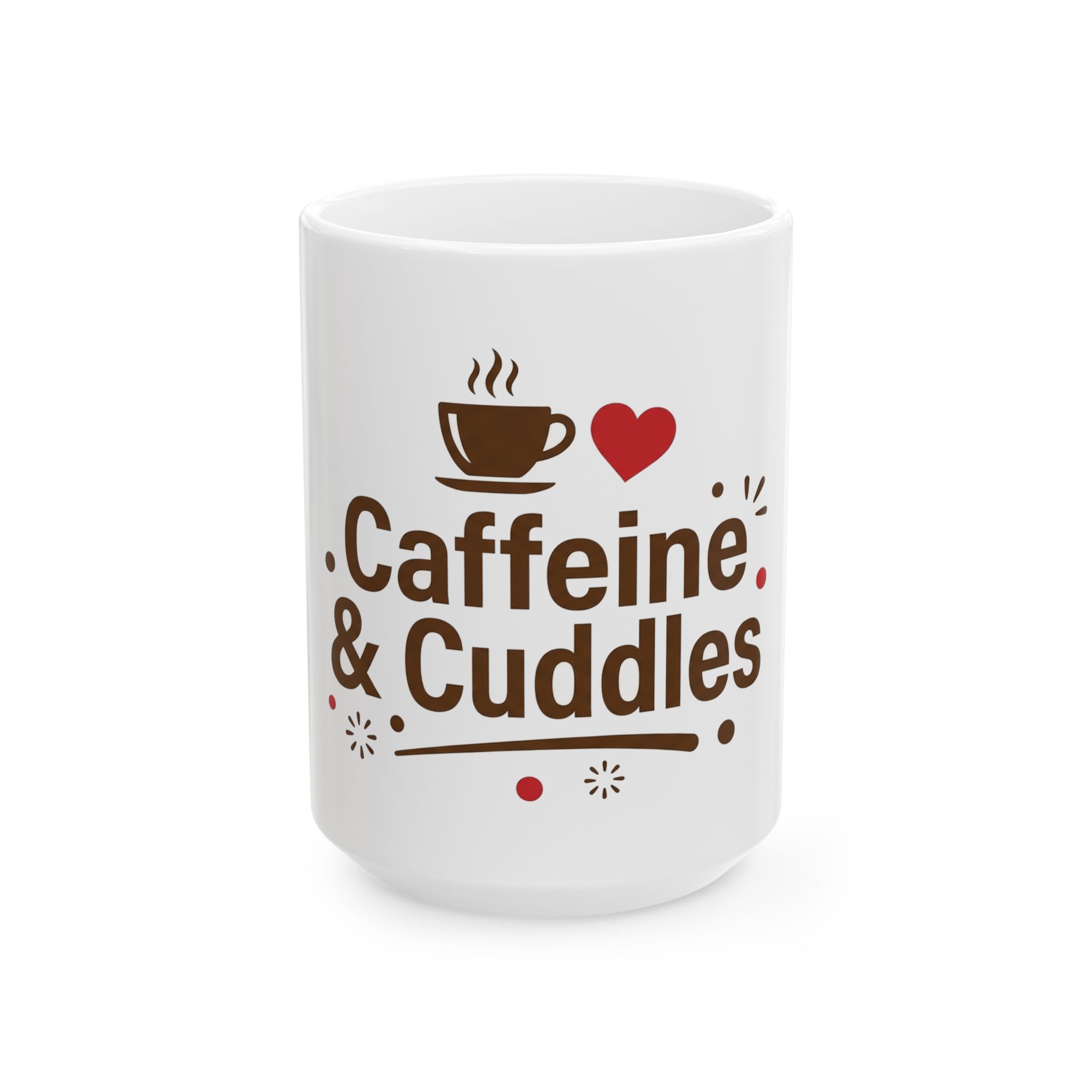 Caffeine & Cuddles Ceramic Mug, (11oz, 15oz) - Image 5