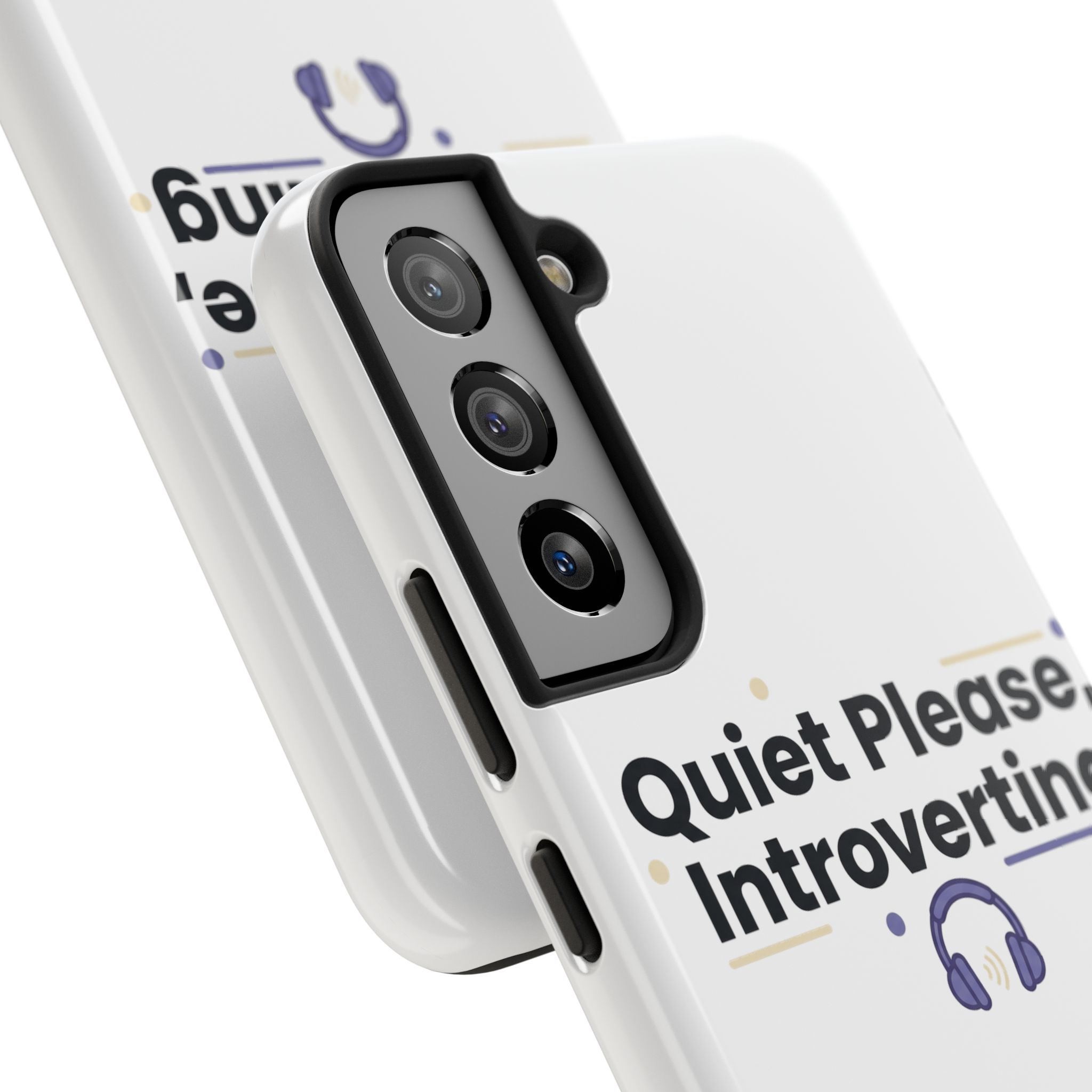 Quiet Please, Introverting Tough Phone Cases - Image 82