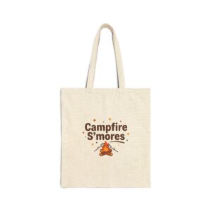 Campfire S'mores Cotton Canvas Tote