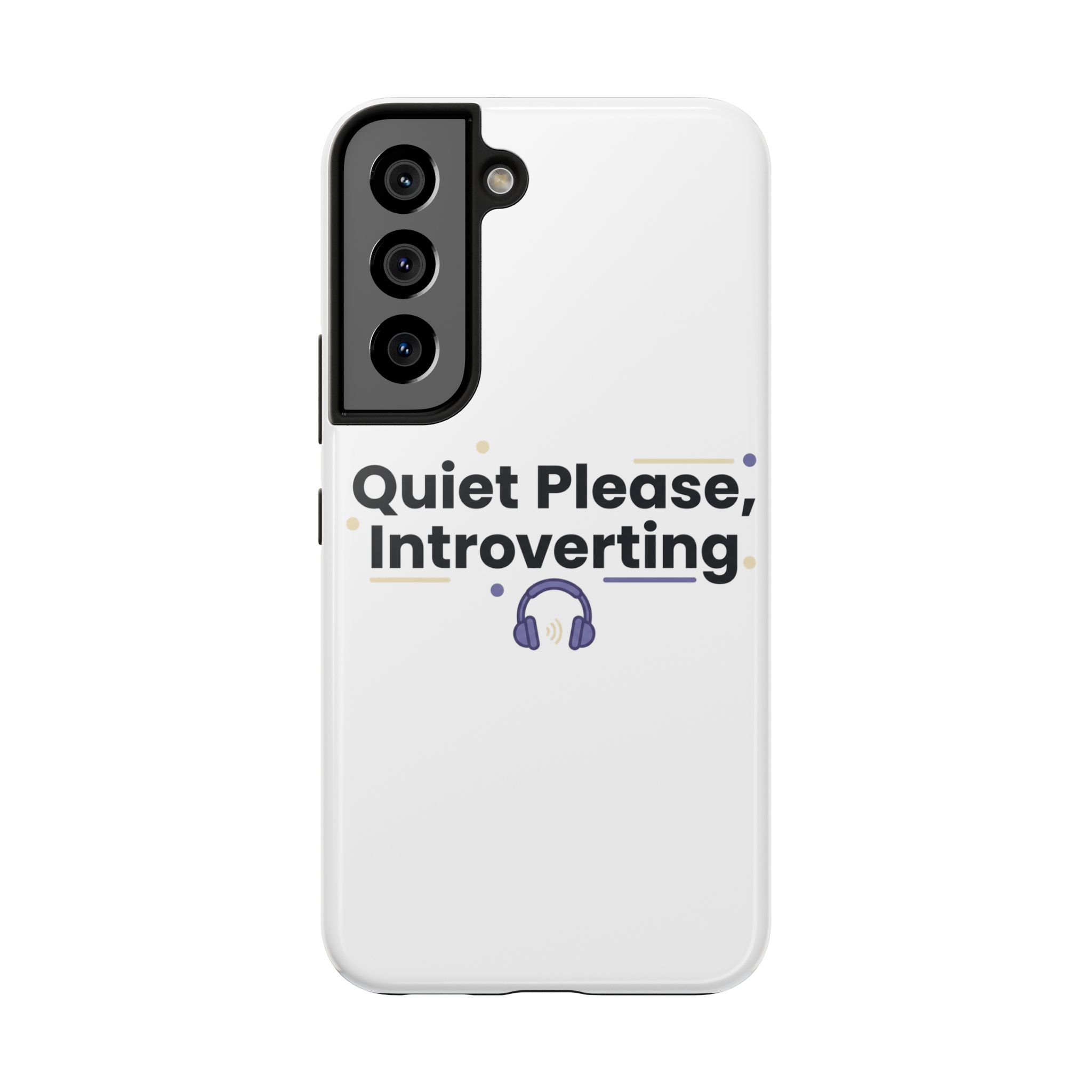 Quiet Please, Introverting Tough Phone Cases - Image 81