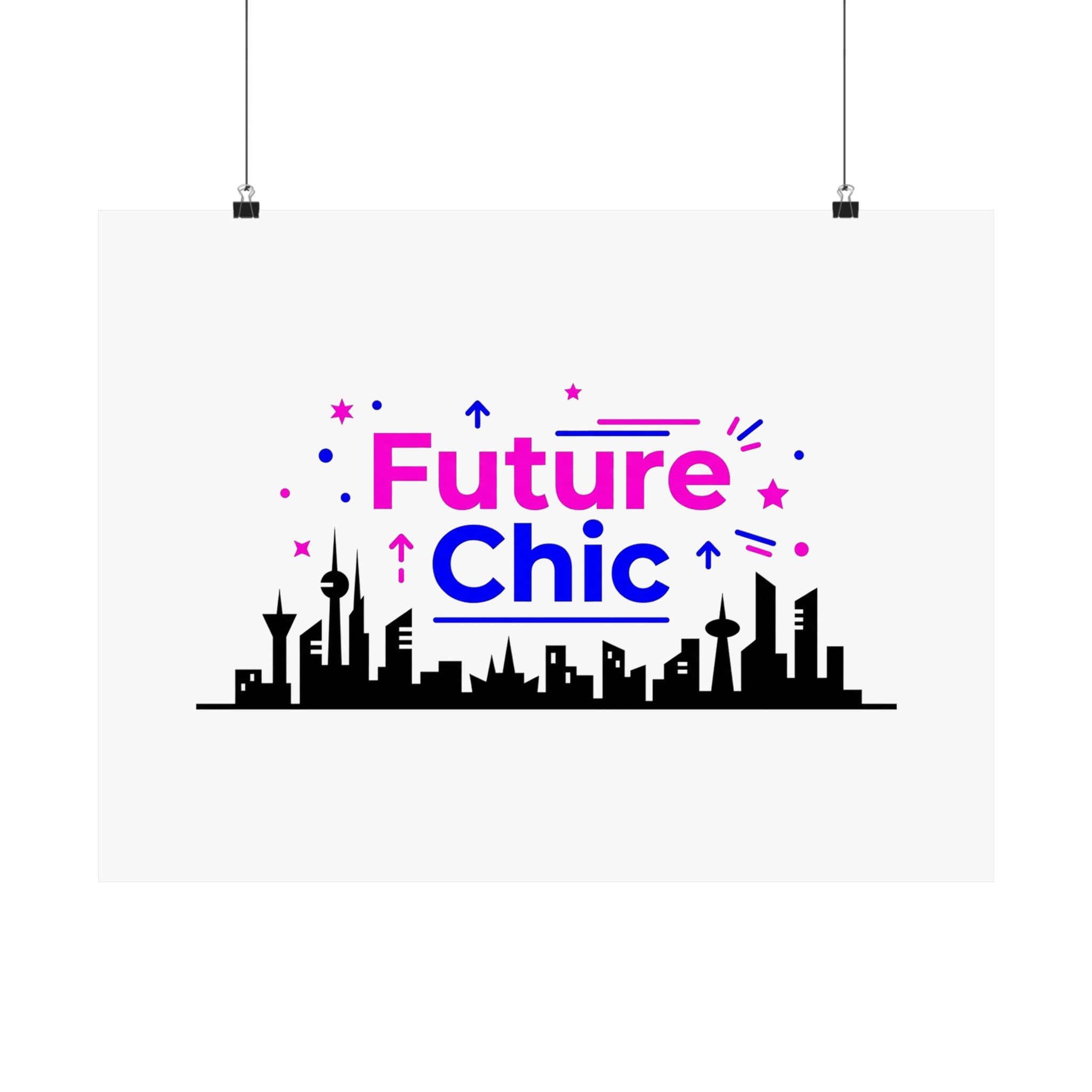 Future Chic Horizontal Matte Poster - Image 5