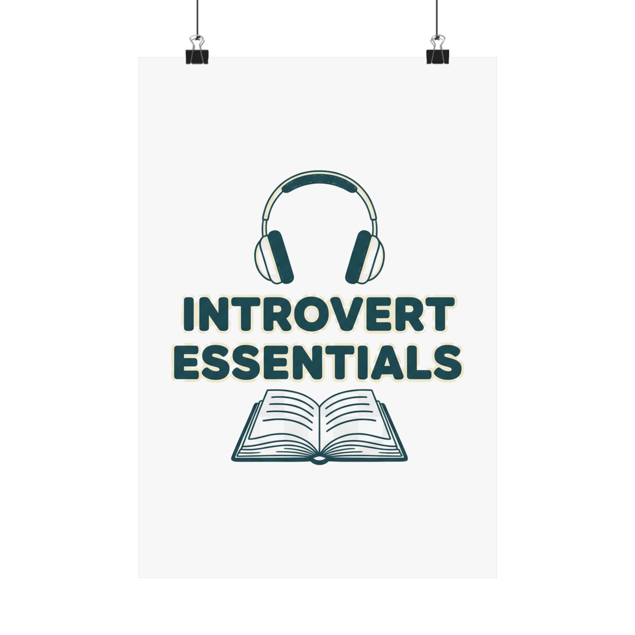 Introvert Essentials Matte Vertical Posters - Image 69