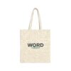 Word Forward Cotton Canvas Tote - Thumbnail Image 1