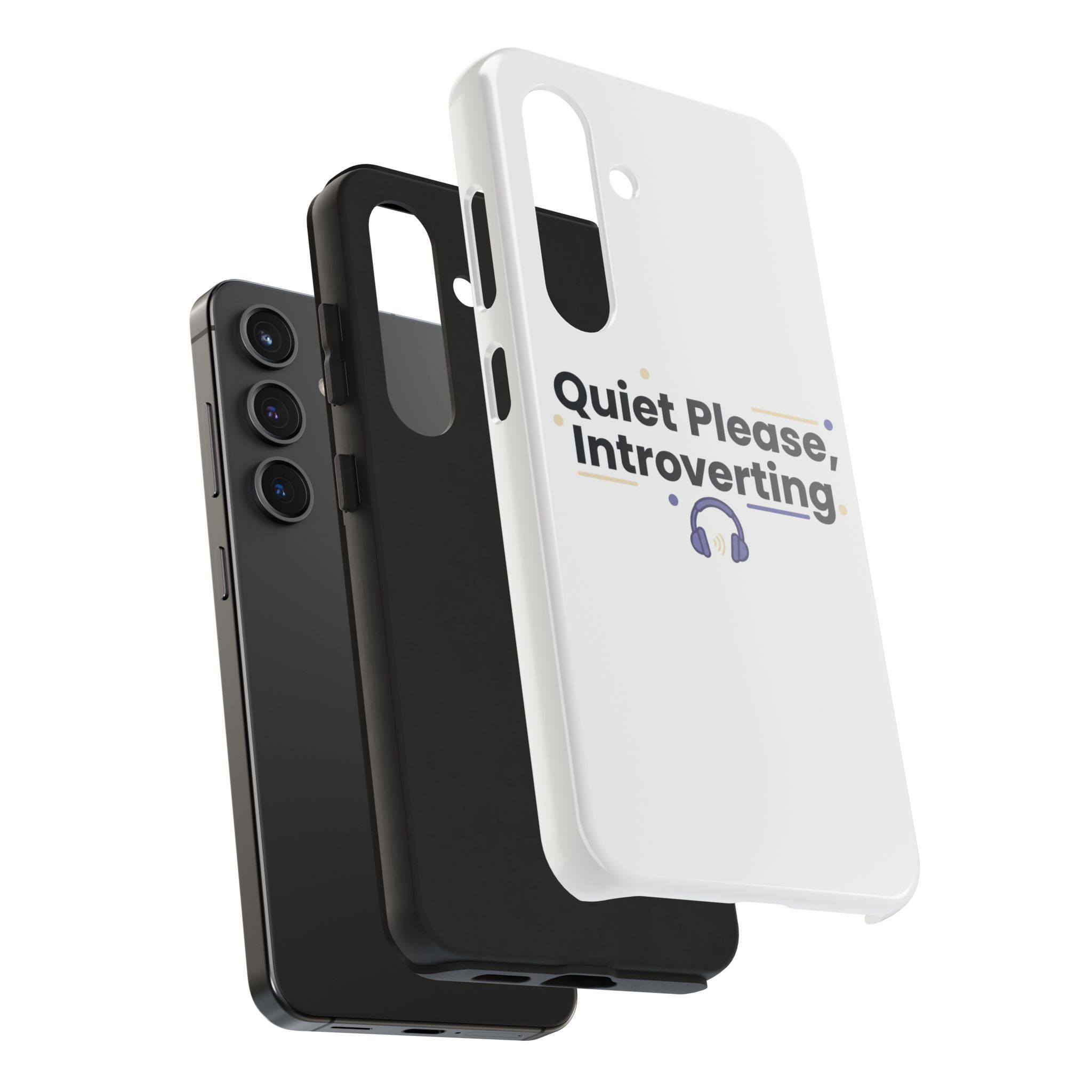 Quiet Please, Introverting Tough Phone Cases - Image 76