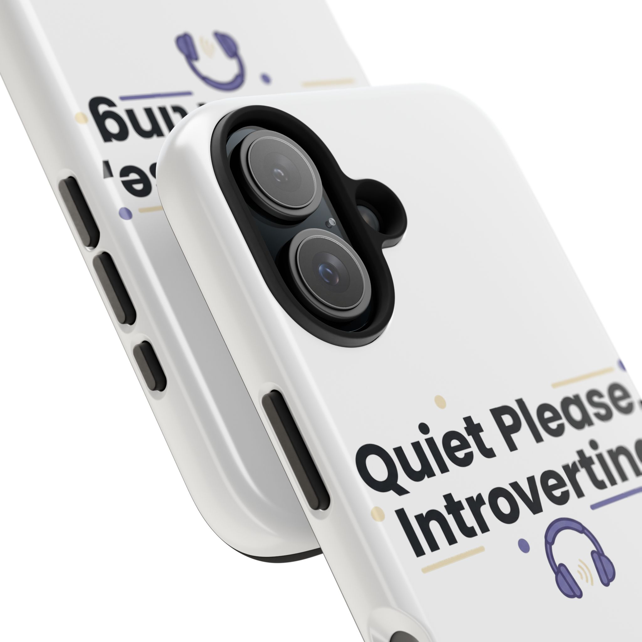 Quiet Please, Introverting Tough Phone Cases - Image 96