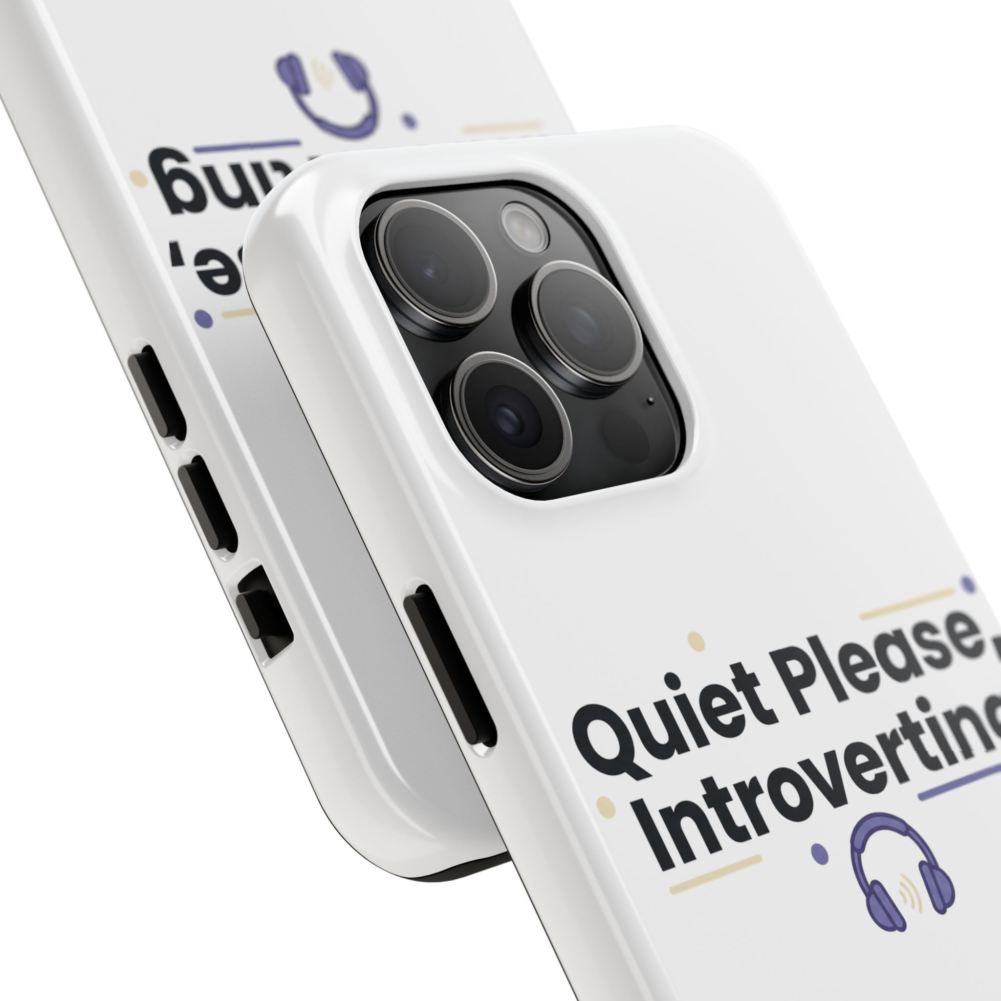 Quiet Please, Introverting Tough Phone Cases - Image 70