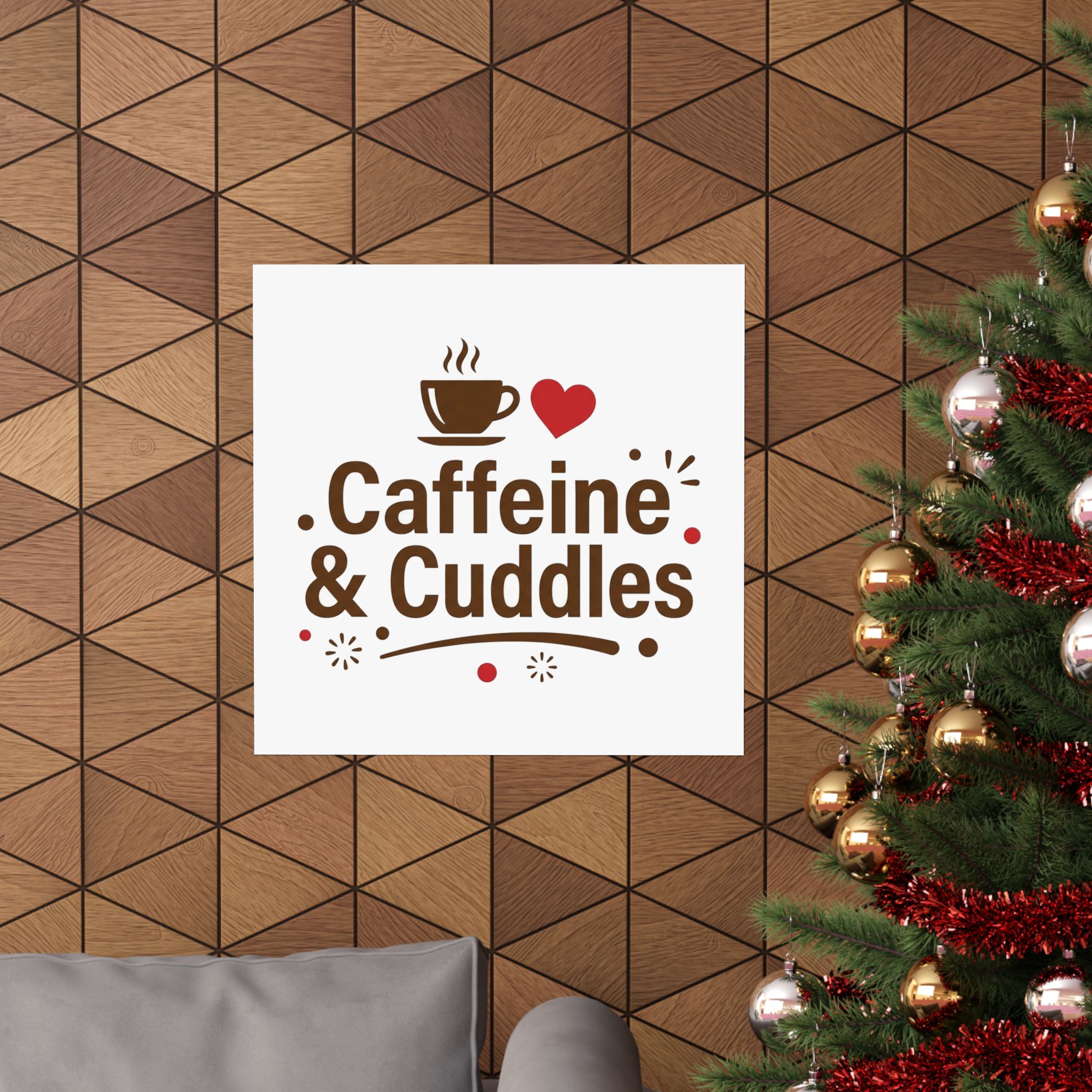 Caffeine & Cuddles Matte Vertical Posters - Image 76