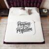 Progress Over Perfection Sherpa Blanket - Thumbnail Image 4