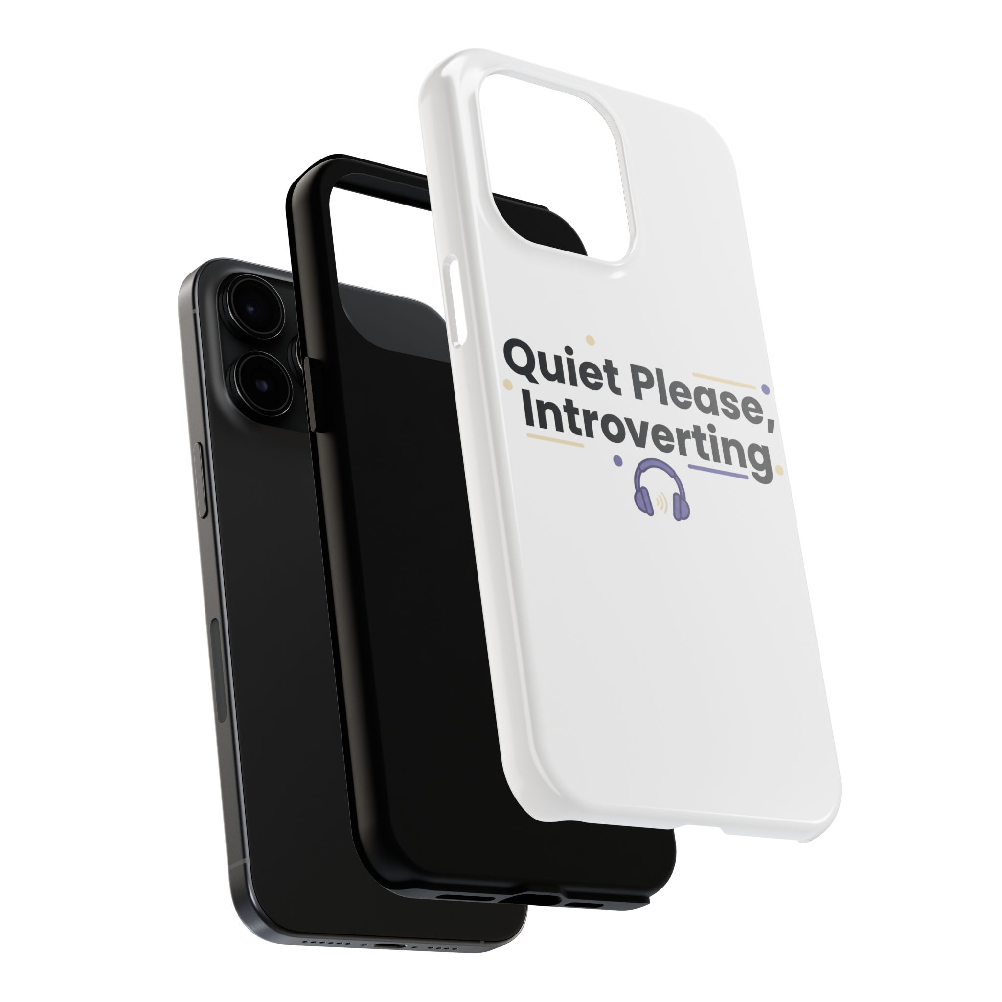 Quiet Please, Introverting Tough Phone Cases - Image 72