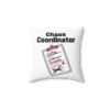 Chaos Coordinator Spun Polyester Square Pillow - Thumbnail Image 1