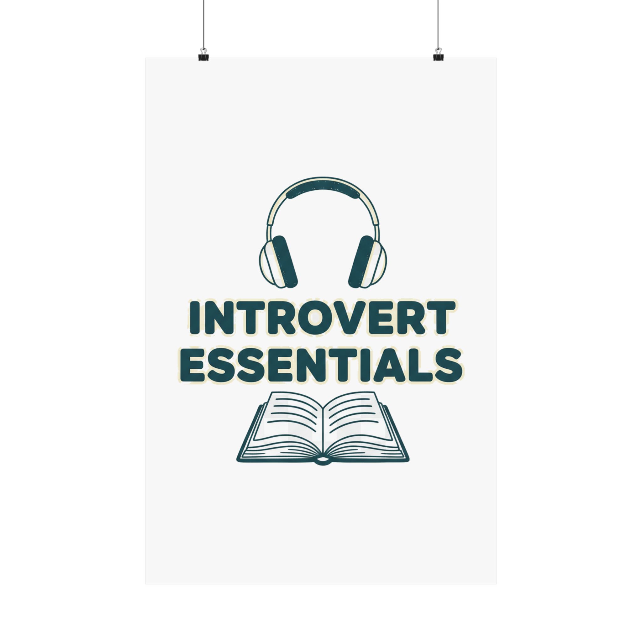 Introvert Essentials Matte Vertical Posters - Image 49