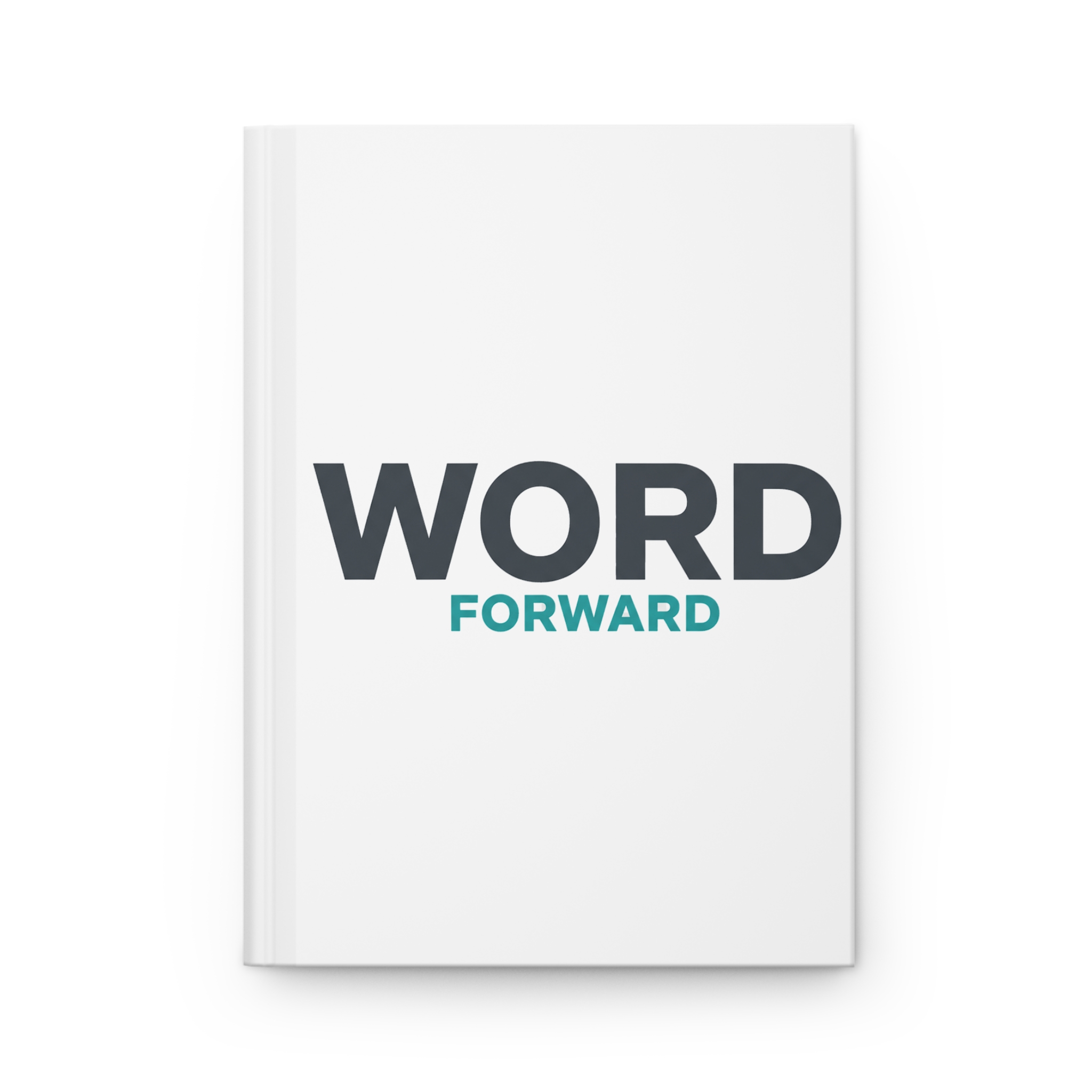 Word Forward Hardcover Lined Journal - Image 1