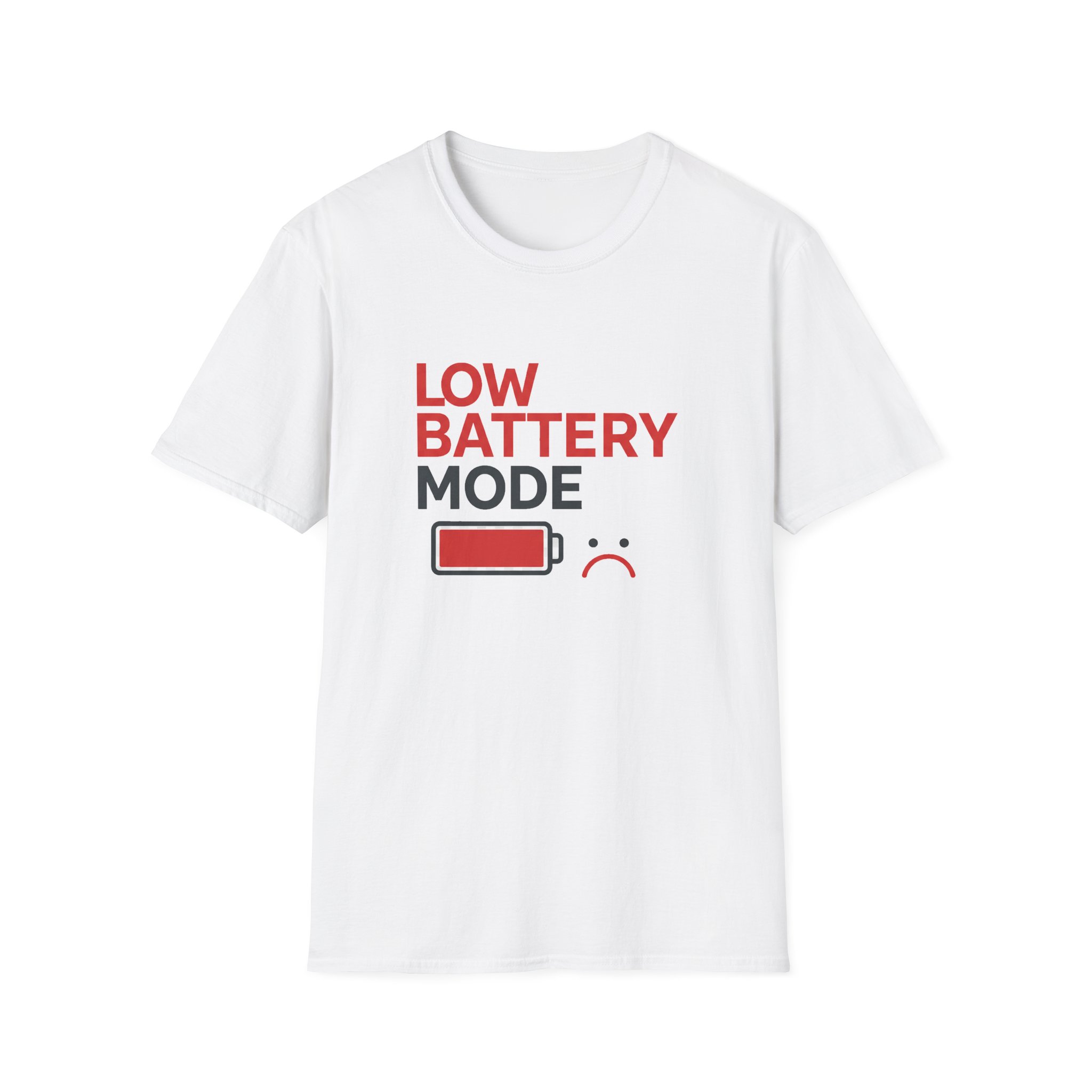 Low Battery Mode Softstyle Tee - Image 1