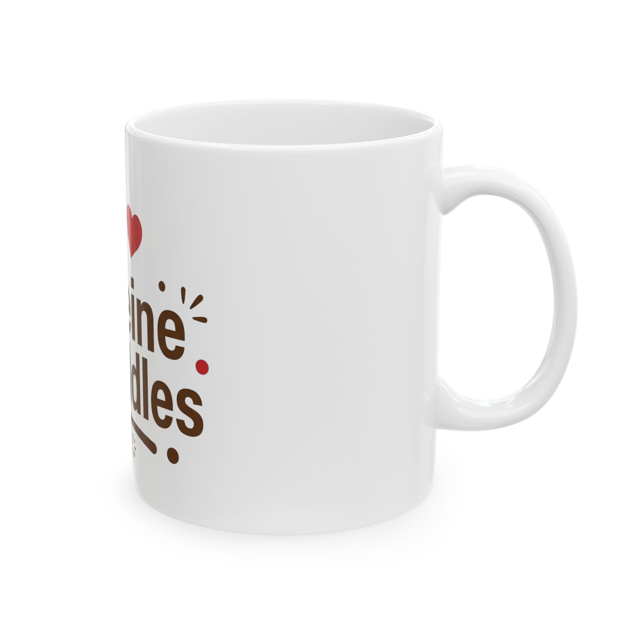 Caffeine & Cuddles Ceramic Mug, (11oz, 15oz) - Image 4