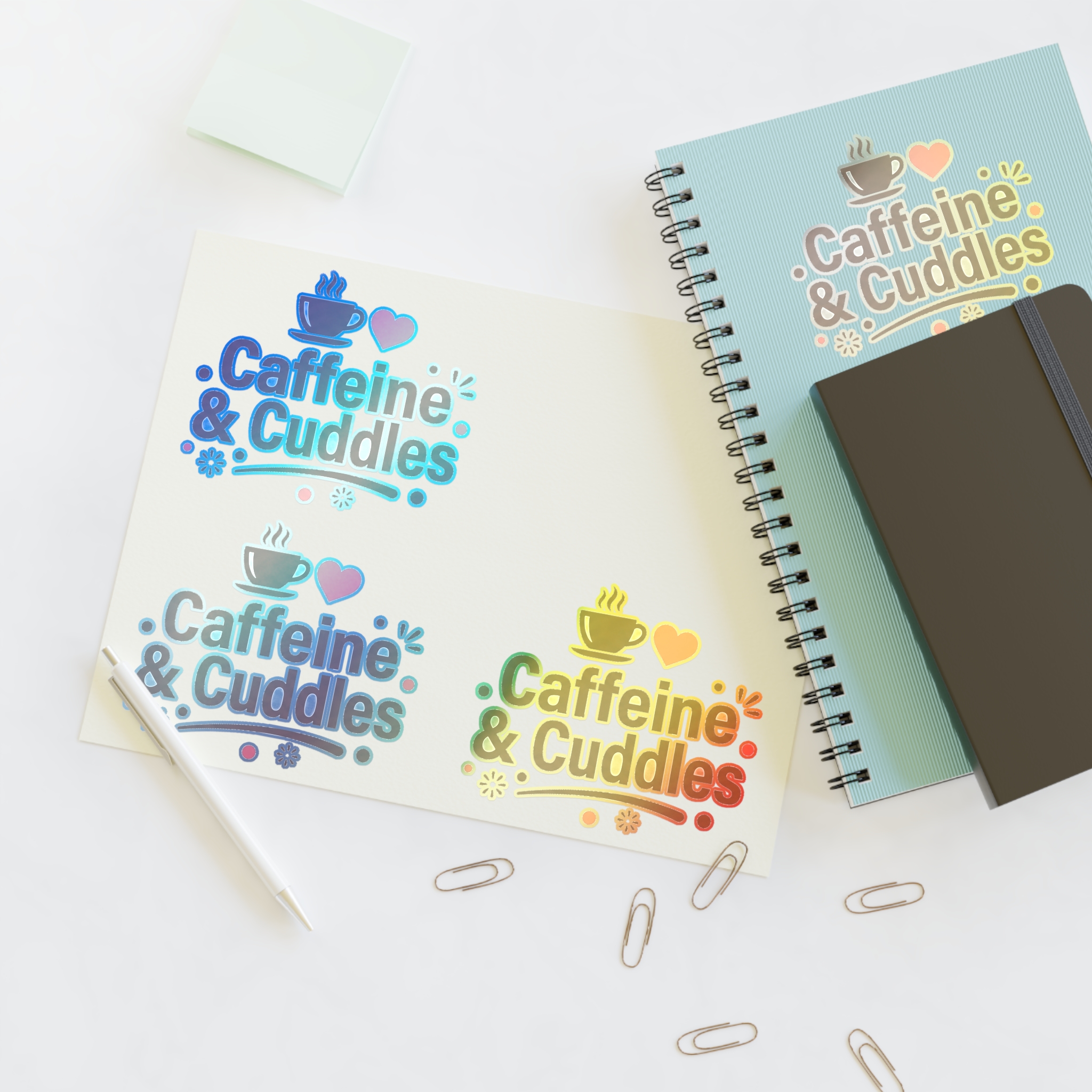 Caffeine & Cuddles Sticker Sheets - Image 24