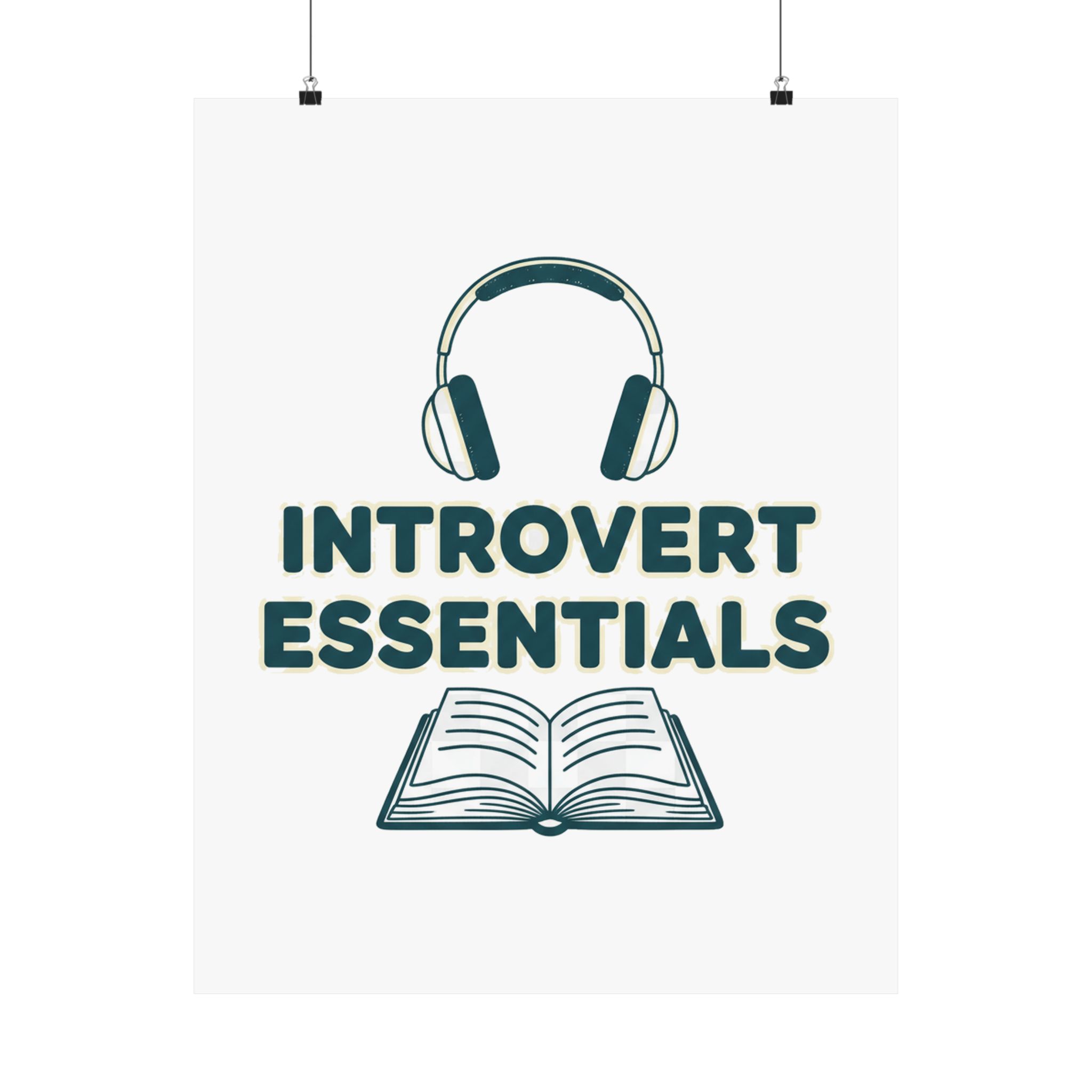Introvert Essentials Matte Vertical Posters - Image 125