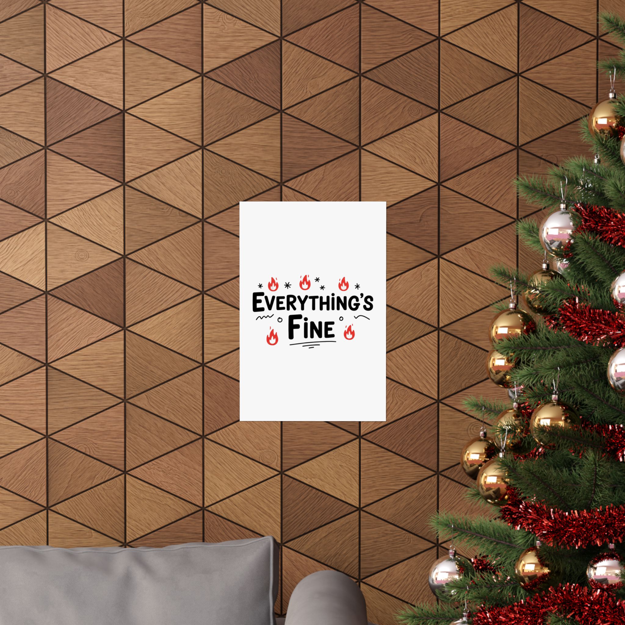Everything's Fine Matte Vertical Posters - Image 16