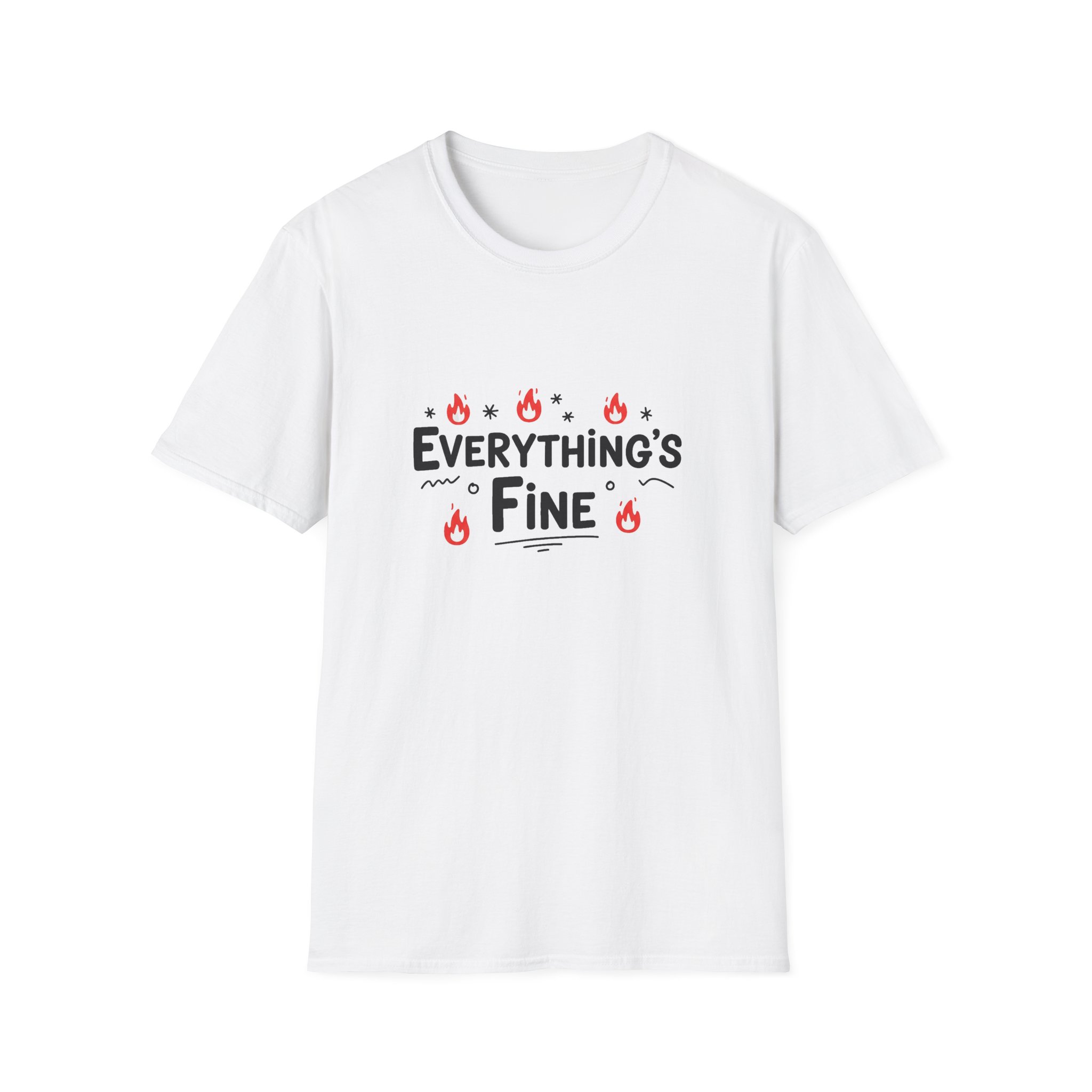 Everything's Fine Softstyle Tee - Image 2