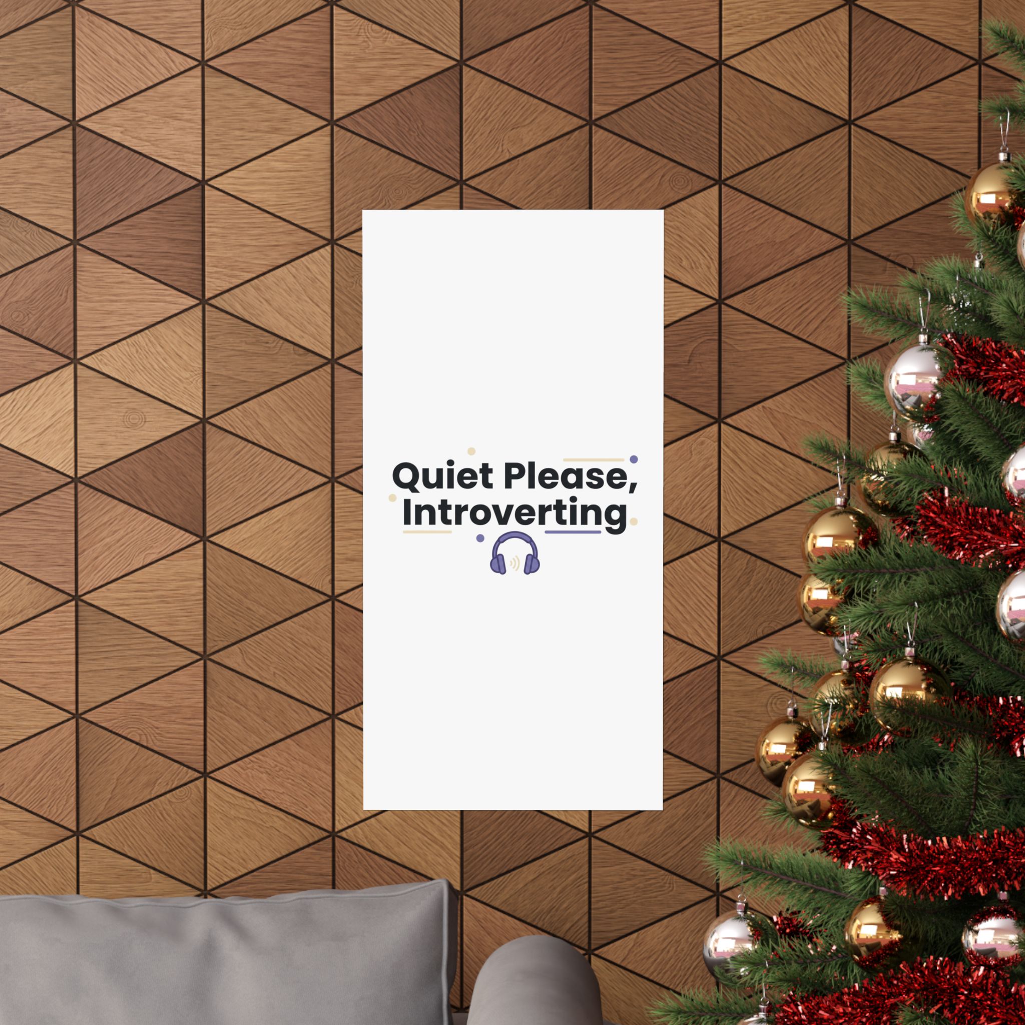 Quiet Please, Introverting Matte Vertical Posters - Image 60