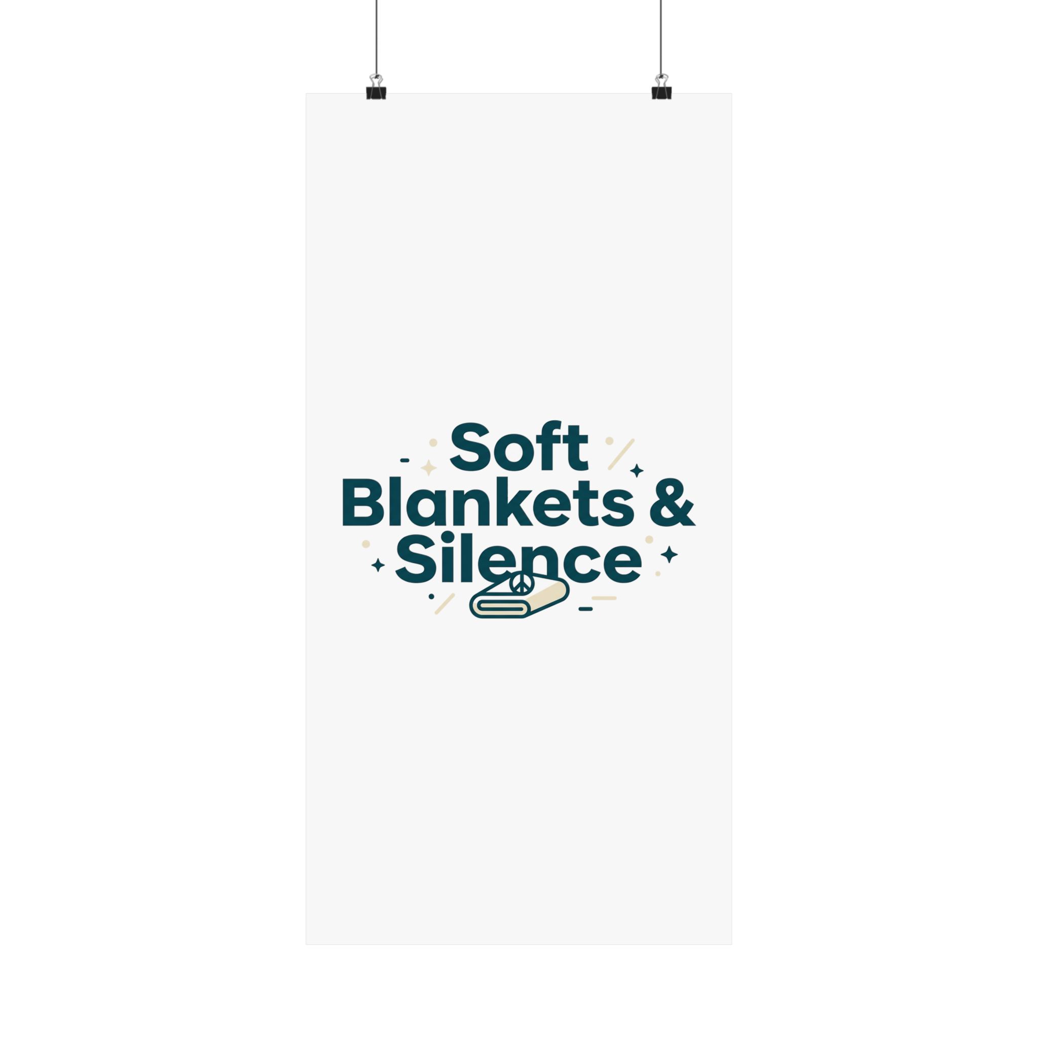 Soft Blankets & Silence Matte Vertical Posters - Image 57