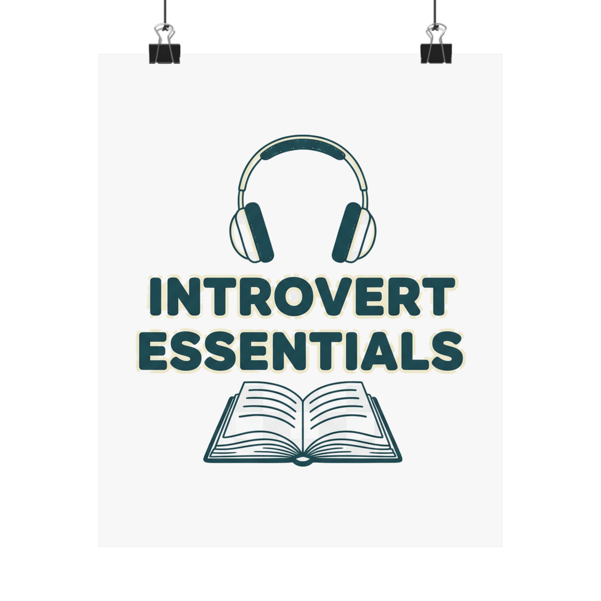 Introvert Essentials Matte Vertical Posters - Image 77