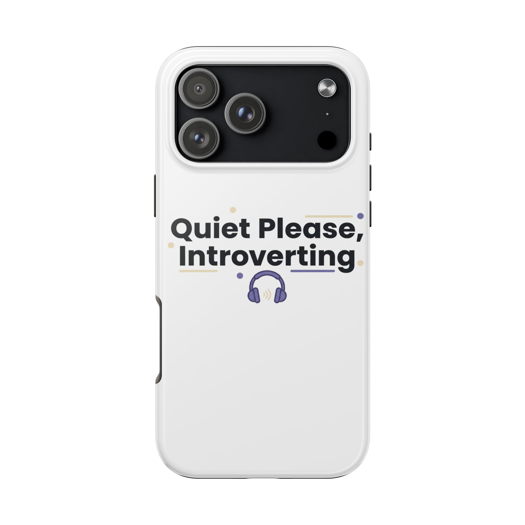 Quiet Please, Introverting Tough Phone Cases - Image 106