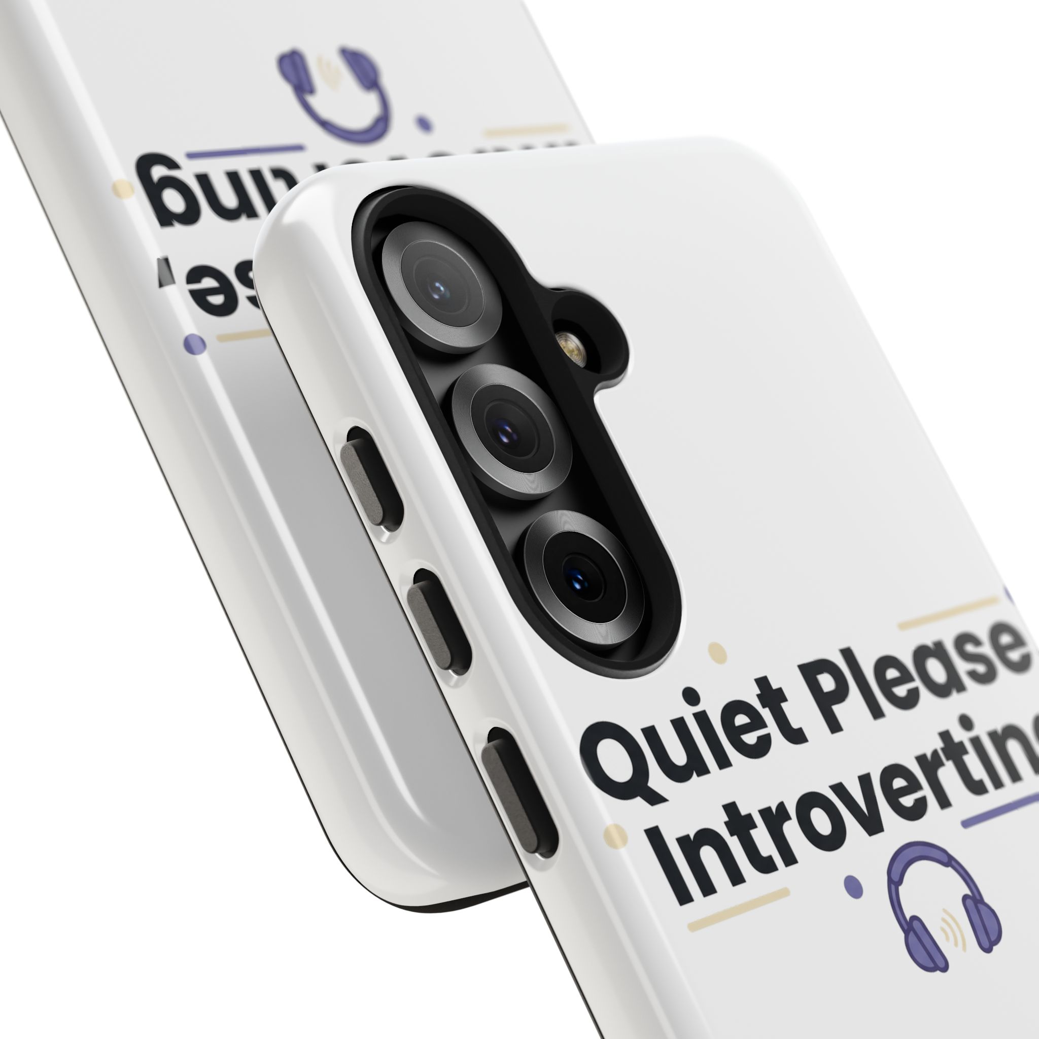 Quiet Please, Introverting Tough Phone Cases - Image 102